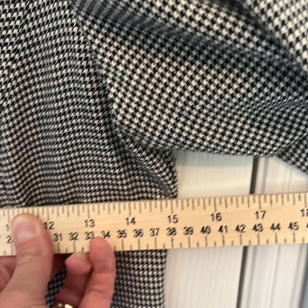 Black and white herringbone blazer - Picture 8 of 10